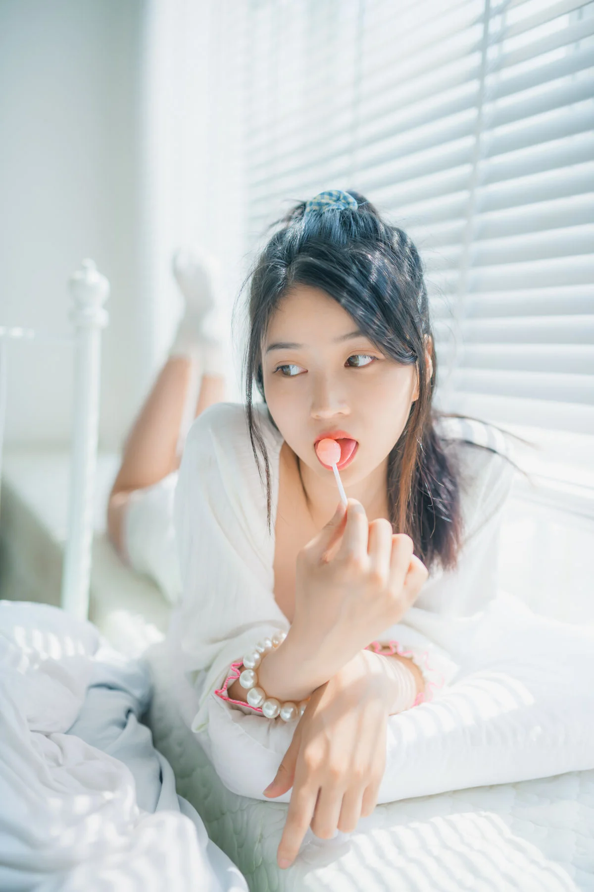 Vibrant Lollipop Themed Cosplay Collection by Nian Nian - Aesthetic Portrait Photography and Cute Fashion Inspiration for Fans