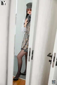 IESS Miao Jie: Playful Plaid Suit Fashion Portrait Gallery - image 58