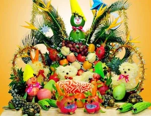 10 Creative and Affordable Mid-Autumn Festival Fruit Tray Decoration Ideas for a Stunning Celebration - image 4