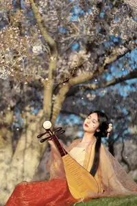 Jian Ying Tao Nai: Elegant Asian Muse Amidst Spring Blossoms - YiTuYu Art Language Vol.8617 - image 12