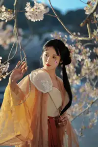 Jian Ying Tao Nai: Elegant Asian Muse Amidst Spring Blossoms - YiTuYu Art Language Vol.8617 - image 9