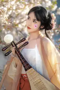 Jian Ying Tao Nai: Elegant Asian Muse Amidst Spring Blossoms - YiTuYu Art Language Vol.8617 - image 17