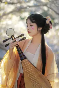 Jian Ying Tao Nai: Elegant Asian Muse Amidst Spring Blossoms - YiTuYu Art Language Vol.8617 - image 21