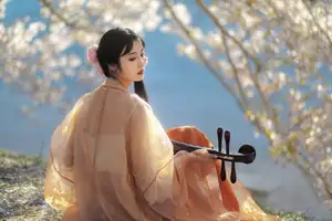 Jian Ying Tao Nai: Elegant Asian Muse Amidst Spring Blossoms - YiTuYu Art Language Vol.8617 - image 27