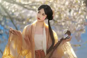 Jian Ying Tao Nai: Elegant Asian Muse Amidst Spring Blossoms - YiTuYu Art Language Vol.8617 - image 26