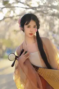 Jian Ying Tao Nai: Elegant Asian Muse Amidst Spring Blossoms - YiTuYu Art Language Vol.8617 - image 8