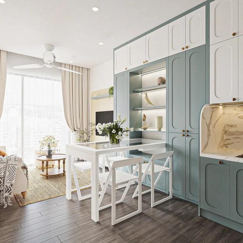 Inside Miss Vietnam Ngoc Han’s Elegant 58m2 Apartment: A Masterclass in Small Space Interior Design