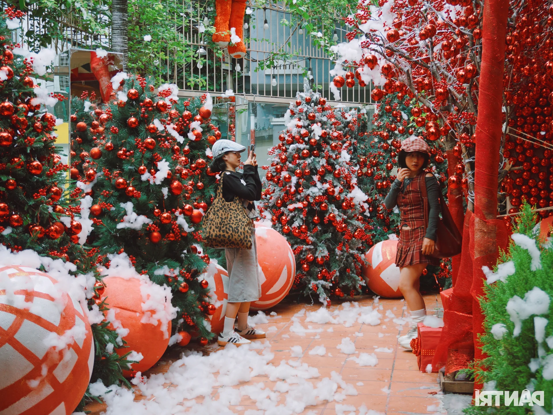 Enchanting Christmas Decorations at a Ho Chi Minh City Cafe Attract Hundreds of Daily Visitors