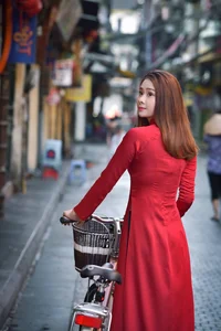 Le Vu Quynh Tram Celebrates Lunar New Year in Elegant Traditional Ao Dai - image 10