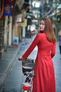 Le Vu Quynh Tram Celebrates Lunar New Year in Elegant Traditional Ao Dai - image 25