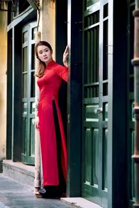 Le Vu Quynh Tram Celebrates Lunar New Year in Elegant Traditional Ao Dai - image 8