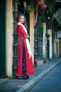 Le Vu Quynh Tram Celebrates Lunar New Year in Elegant Traditional Ao Dai - image 16