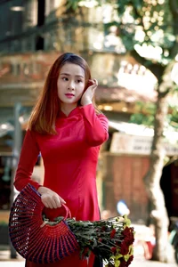 Le Vu Quynh Tram Celebrates Lunar New Year in Elegant Traditional Ao Dai - image 18