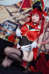 Stunning Houshou Marine Cosplay by Hidori Rose: Exclusive 31-Photo Gallery and Video of the Iconic Pirate Captain - image 2