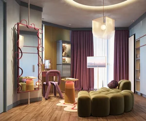 Modern 4-Story Townhouse in Saigon Featuring Mid-Century Eclectic Design - image 8