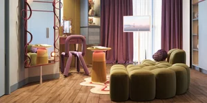 Modern 4-Story Townhouse in Saigon Featuring Mid-Century Eclectic Design - image 9