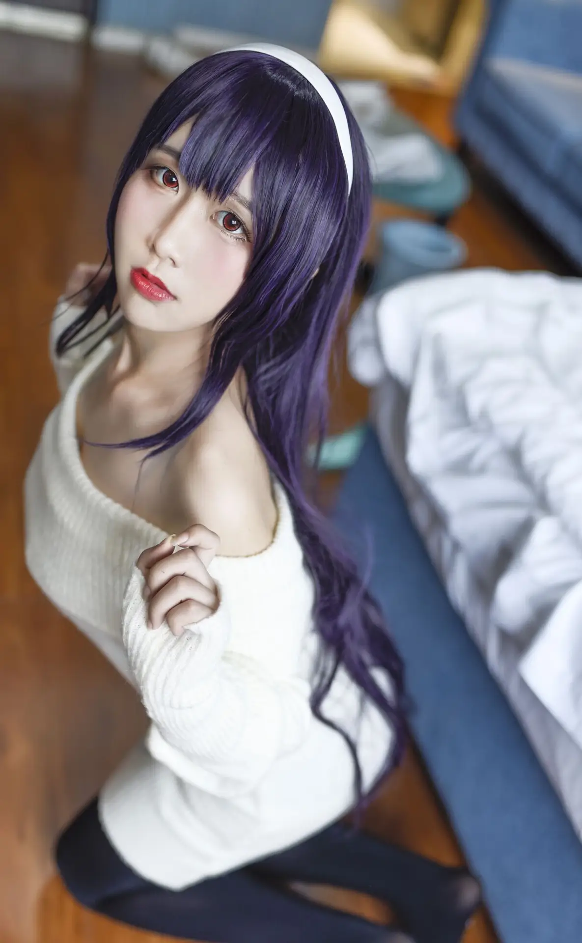 Coser Jiu Qu Jean as Utaha: Sweet Mysterious Bedroom Moments (29P)