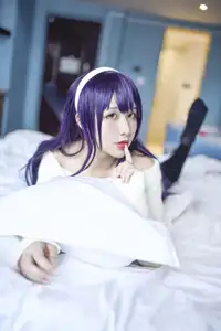 Coser Jiu Qu Jean as Utaha: Sweet Mysterious Bedroom Moments (29P) - image 4