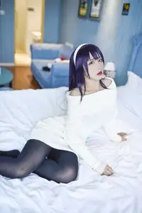 Coser Jiu Qu Jean as Utaha: Sweet Mysterious Bedroom Moments (29P) - image 6