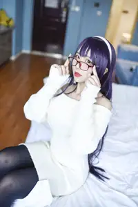 Coser Jiu Qu Jean as Utaha: Sweet Mysterious Bedroom Moments (29P) - image 1