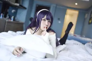 Coser Jiu Qu Jean as Utaha: Sweet Mysterious Bedroom Moments (29P) - image 21