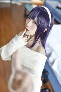 Coser Jiu Qu Jean as Utaha: Sweet Mysterious Bedroom Moments (29P) - image 3