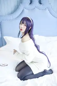 Coser Jiu Qu Jean as Utaha: Sweet Mysterious Bedroom Moments (29P) - image 2