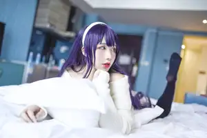 Coser Jiu Qu Jean as Utaha: Sweet Mysterious Bedroom Moments (29P) - image 16