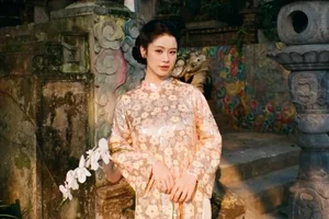 Han Hang radiates timeless grace in traditional Ao Dai after her journey into motherhood - image 1