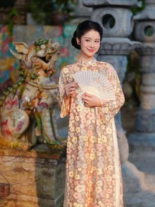 Han Hang radiates timeless grace in traditional Ao Dai after her journey into motherhood - image 3