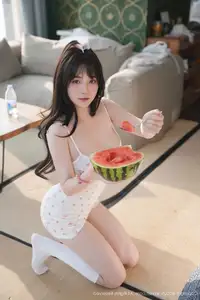 XiuRen No.10483 Ruan Qing: Sweet Youthful Charm with Refreshing Watermelon - image 15