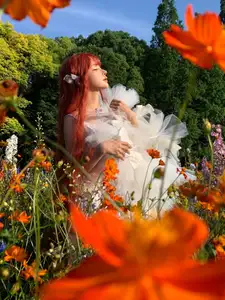 Coser Chunmomo | Ethereal Bride in a Dreamy Flower Garden Wedding Dress - image 0