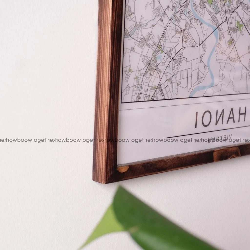 FEGO A2-A3 Modern Wooden Wall Photo Frames for Sophisticated Living Room Decor