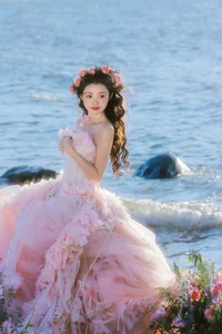 Ethereal Dali Seagull Season: Lu Li in a Pink Princess Dress - YiTuYu Art Language Vol.9308 Photography - image 26