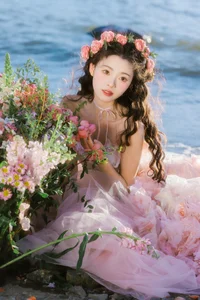 Ethereal Dali Seagull Season: Lu Li in a Pink Princess Dress - YiTuYu Art Language Vol.9308 Photography - image 16