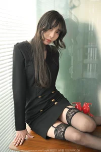 Artistic Lingerie Fashion: TuanTuan in the Black Garter Belt Series by IESS - image 28