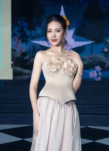 Miss Universe Vietnam Bui Quynh Hoa Shines in Daring Sheer Fashion and Elegant Evening Gowns - image 5