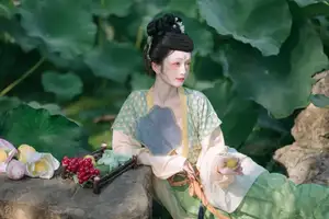 Chi Yan Zai Zhe Li in Lotus Pond, YiTuYu Vol.8730 | Captivating Ancient Beauty - image 5