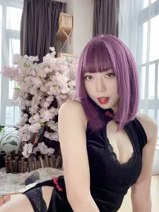 Coser Money Leng Leng: Alluring High-Slit Lace Qipao Transformation! Part02 - image 10