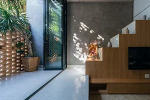 Innovative Double-Shell Architecture: A Modern Sun-Protected Townhouse Design in Vung Tau Coastal City - image 1