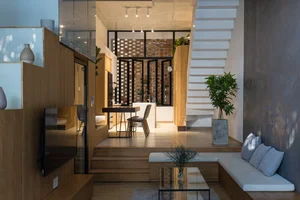 Innovative Double-Shell Architecture: A Modern Sun-Protected Townhouse Design in Vung Tau Coastal City - image 5