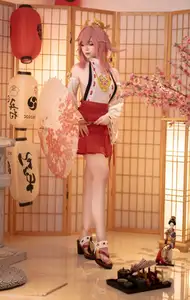 Enchanting Yae Miko Cosplay by Bangni邦尼 - Part 01 - image 1