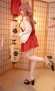 Enchanting Yae Miko Cosplay by Bangni邦尼 - Part 01 - image 18