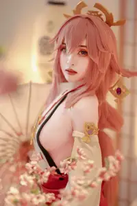 Enchanting Yae Miko Cosplay by Bangni邦尼 - Part 01 - image 11