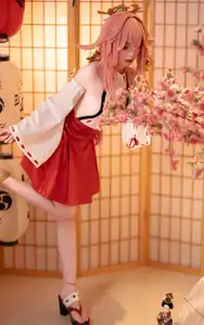 Enchanting Yae Miko Cosplay by Bangni邦尼 - Part 01 - image 24