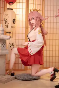 Enchanting Yae Miko Cosplay by Bangni邦尼 - Part 01 - image 12