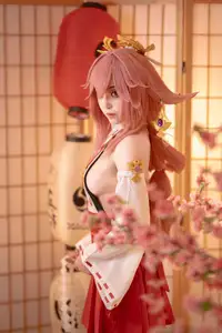 Enchanting Yae Miko Cosplay by Bangni邦尼 - Part 01 - image 26