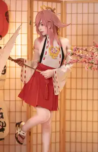 Enchanting Yae Miko Cosplay by Bangni邦尼 - Part 01 - image 23