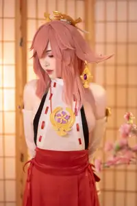 Enchanting Yae Miko Cosplay by Bangni邦尼 - Part 01 - image 21