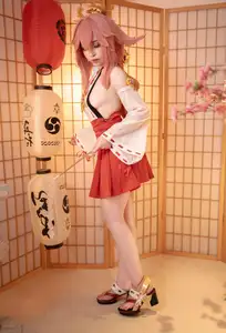 Enchanting Yae Miko Cosplay by Bangni邦尼 - Part 01 - image 9